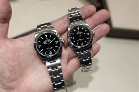 rolex explorer 1 40mm price|Rolex explorer 36mm vs 40mm.